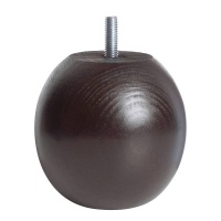 Комплект из 4 ножек для Кроватного основания в форме шара единый размер каштановый LA REDOUTE INTERIEURS  фото, kupilegko.ru